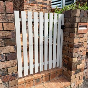 Aluminium Fencing Sydney flat head picket gate