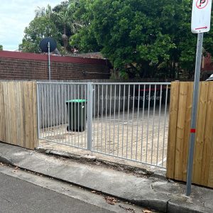 Aluminium Fencing Sydney - Square tube tubular double gates